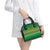 Cameroon Football Shoulder Handbag Tribal Motifs Green Color - Wonder Print Shop