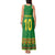 Custom Cameroon Football Tank Maxi Dress Tribal Motifs Green Color - Wonder Print Shop