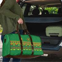 Cameroon Football Travel Bag Tribal Motifs Green Color - Wonder Print Shop