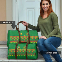 Cameroon Football Travel Bag Tribal Motifs Green Color - Wonder Print Shop