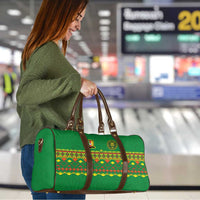 Cameroon Football Travel Bag Tribal Motifs Green Color - Wonder Print Shop