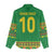 Custom Cameroon Football Women Casual Shirt Tribal Motifs Green Color - Wonder Print Shop