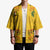Custom Cameroon Football Kimono Tribal Motifs Yellow Color - Wonder Print Shop