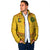 Custom Cameroon Football Padded Jacket Tribal Motifs Yellow Color - Wonder Print Shop