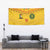 Custom Cameroon Football Tapestry Tribal Motifs Yellow Color - Wonder Print Shop