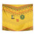 Custom Cameroon Football Tapestry Tribal Motifs Yellow Color - Wonder Print Shop