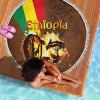 Ethiopia Culture - Proud of Coffee Beach Blanket