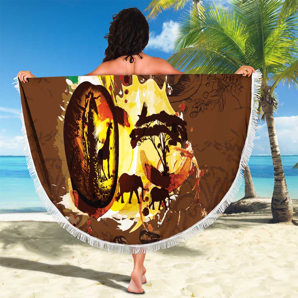 Ethiopia Culture - Proud of Coffee Beach Blanket