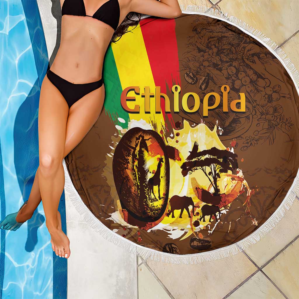 Ethiopia Culture - Proud of Coffee Beach Blanket