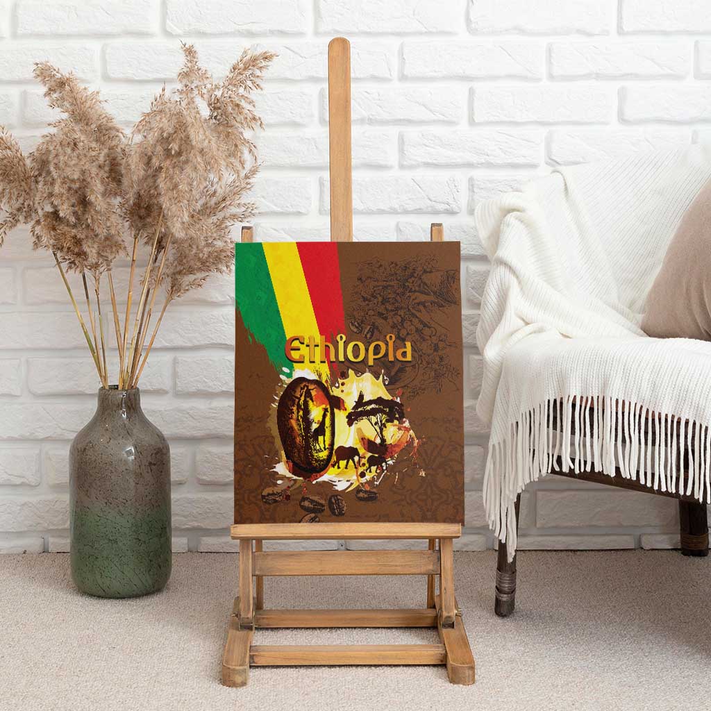 Ethiopia Culture - Proud of Coffee Canvas Wall Art