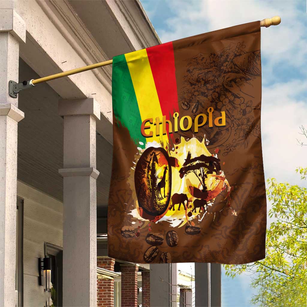 Ethiopia Culture - Proud of Coffee Garden Flag
