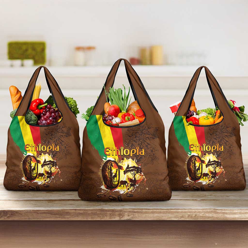 Ethiopia Culture - Proud of Coffee Grocery Bag