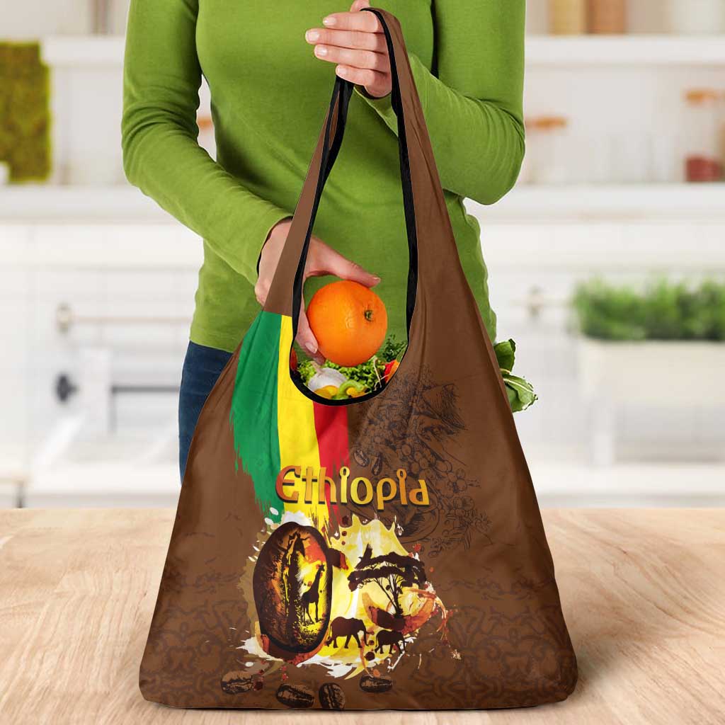 Ethiopia Culture - Proud of Coffee Grocery Bag