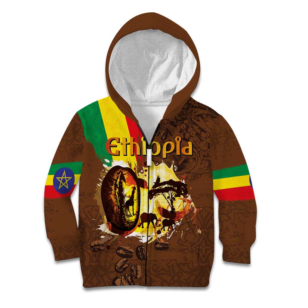 Ethiopia Culture - Proud of Coffee Kid Hoodie