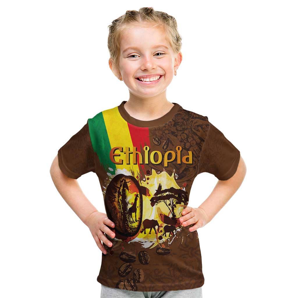 Ethiopia Culture - Proud of Coffee Kid T Shirt