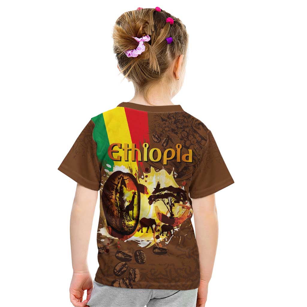 Ethiopia Culture - Proud of Coffee Kid T Shirt