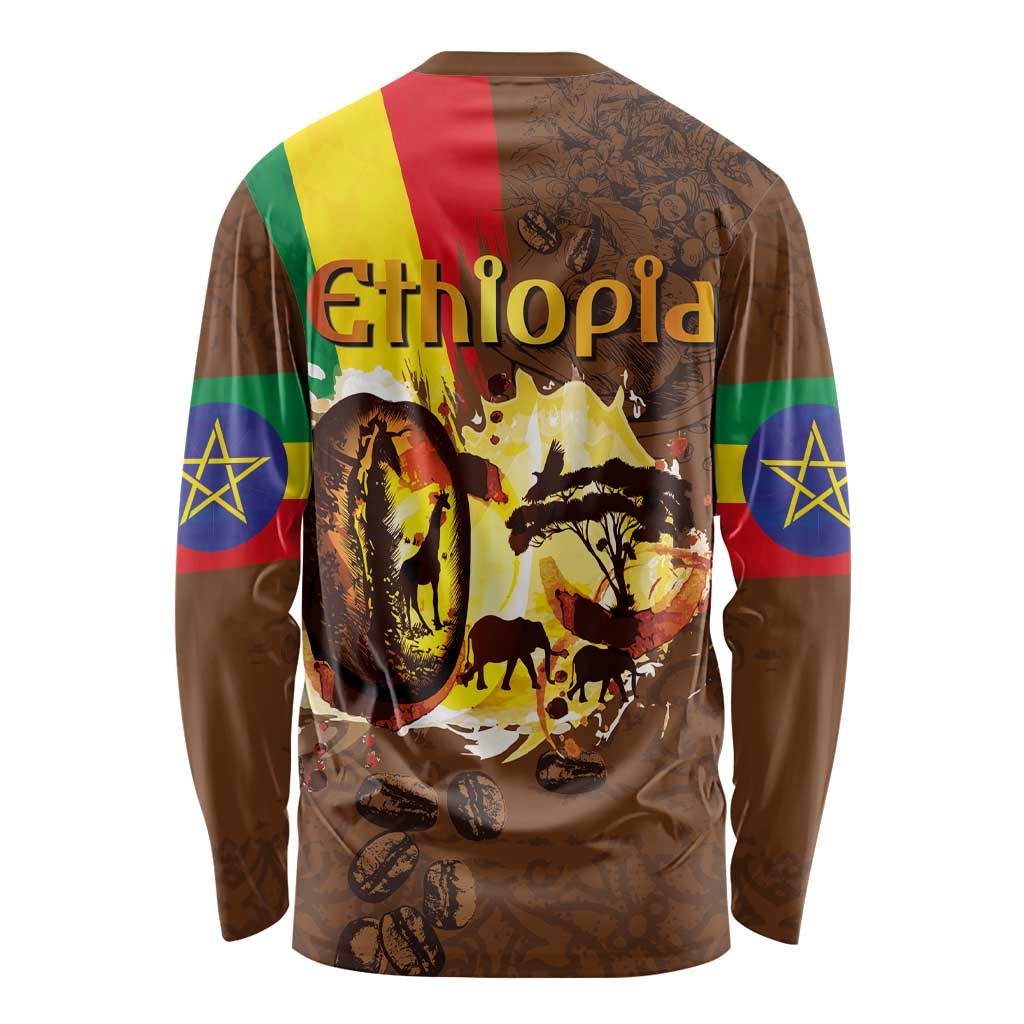 Ethiopia Culture - Proud of Coffee Long Sleeve Shirt