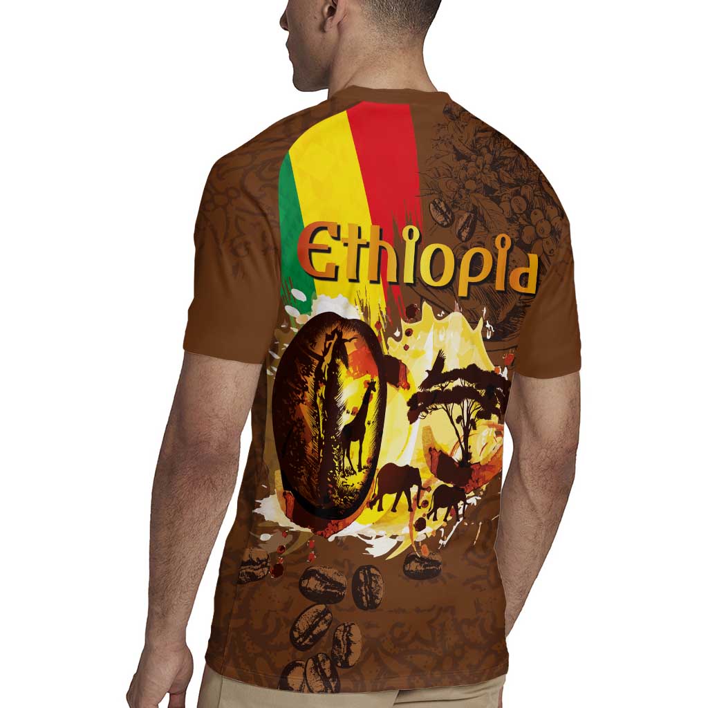 Ethiopia Culture - Proud of Coffee Rugby Jersey - Wonder Print Shop