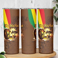 Ethiopia Culture - Proud of Coffee Skinny Tumbler - Wonder Print Shop