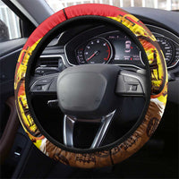 Ethiopia Culture - Proud of Coffee Steering Wheel Cover - Wonder Print Shop