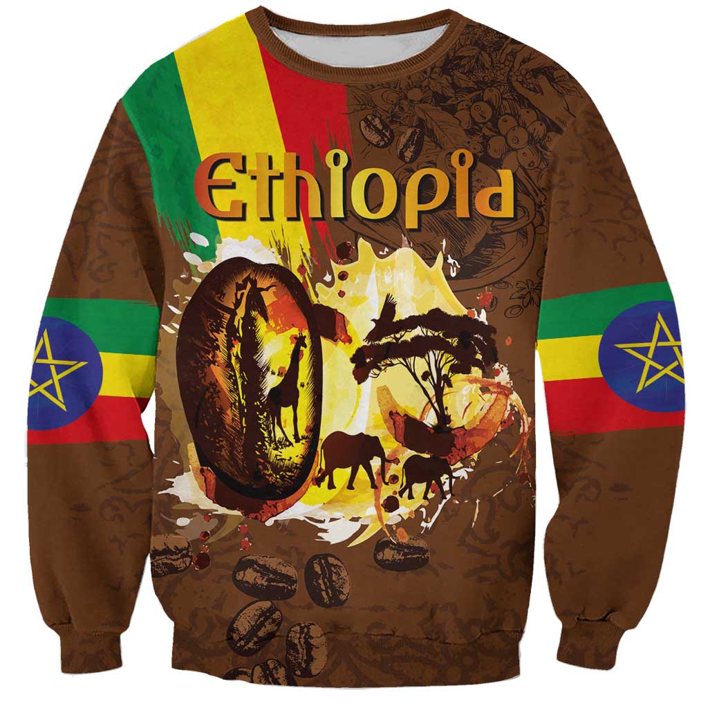 Ethiopia Culture - Proud of Coffee Sweatshirt - Wonder Print Shop