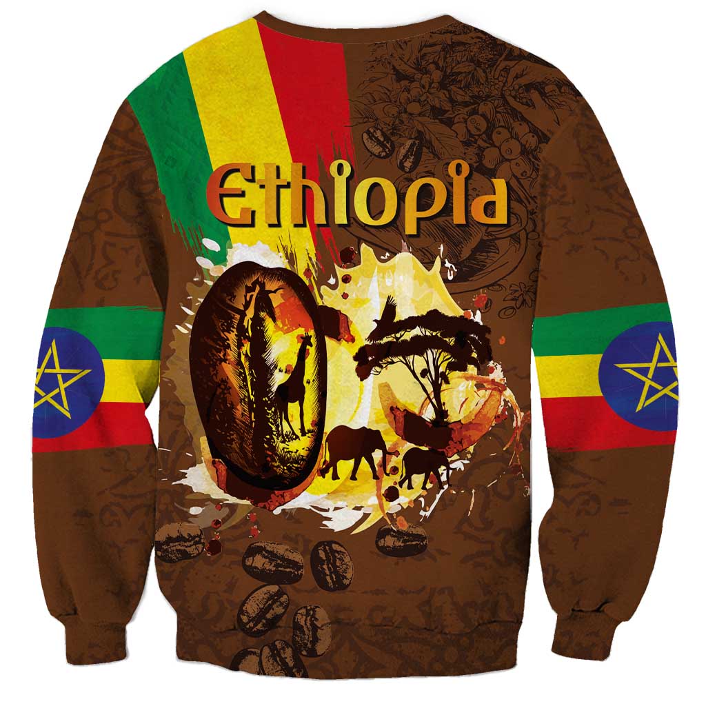 Ethiopia Culture - Proud of Coffee Sweatshirt - Wonder Print Shop