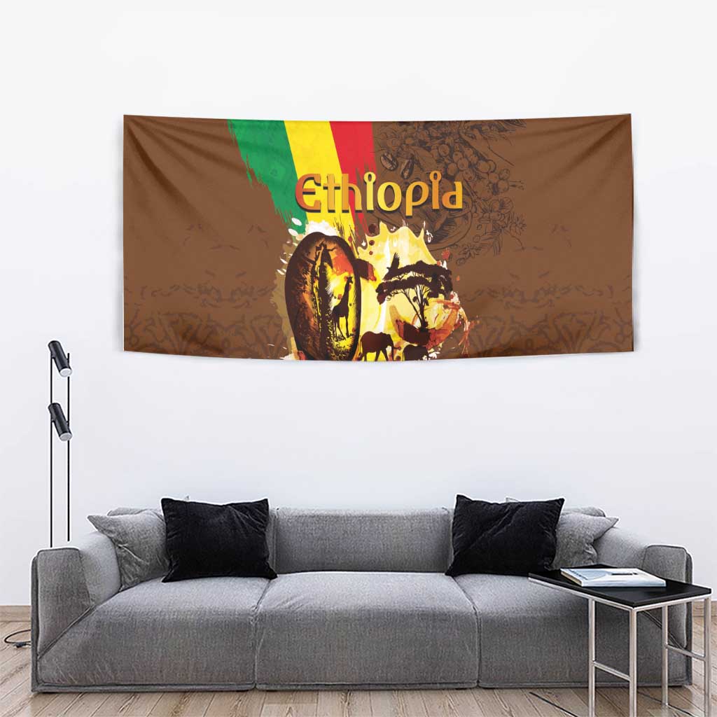 Ethiopia Culture - Proud of Coffee Tapestry - Wonder Print Shop