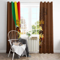 Ethiopia Culture - Proud of Coffee Window Curtain - Wonder Print Shop