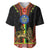 Ethiopia Culture Baseball Jersey Lion of Judah with The Star Seal - Dashiki Style
