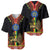 Ethiopia Culture Baseball Jersey Lion of Judah with The Star Seal - Dashiki Style