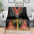 Ethiopia Culture Blanket Lion of Judah with The Star Seal - Dashiki Style