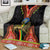 Ethiopia Culture Blanket Lion of Judah with The Star Seal - Dashiki Style