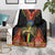 Ethiopia Culture Blanket Lion of Judah with The Star Seal - Dashiki Style