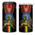 Ethiopia Culture 4 in 1 Can Cooler Tumbler Lion of Judah with The Star Seal - Dashiki Style
