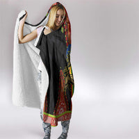 Ethiopia Culture Hooded Blanket Lion of Judah with The Star Seal - Dashiki Style