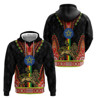 Ethiopia Culture Hoodie Lion of Judah with The Star Seal - Dashiki Style