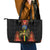 Ethiopia Culture Leather Tote Bag Lion of Judah with The Star Seal - Dashiki Style