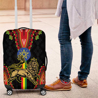 Ethiopia Culture Luggage Cover Lion of Judah with The Star Seal - Dashiki Style