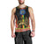 Ethiopia Culture Men Tank Top Lion of Judah with The Star Seal - Dashiki Style