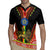 Ethiopia Culture Rugby Jersey Lion of Judah with The Star Seal - Dashiki Style - Wonder Print Shop