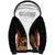 Ethiopia Culture Sherpa Hoodie Lion of Judah with The Star Seal - Dashiki Style - Wonder Print Shop