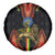 Ethiopia Culture Spare Tire Cover Lion of Judah with The Star Seal - Dashiki Style - Wonder Print Shop