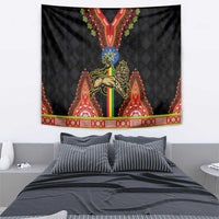 Ethiopia Culture Tapestry Lion of Judah with The Star Seal - Dashiki Style - Wonder Print Shop