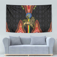 Ethiopia Culture Tapestry Lion of Judah with The Star Seal - Dashiki Style - Wonder Print Shop