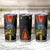 Ethiopia Culture Tumbler Cup Lion of Judah with The Star Seal - Dashiki Style - Wonder Print Shop