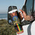Ethiopia Culture Tumbler With Handle Lion of Judah with The Star Seal - Dashiki Style - Wonder Print Shop