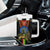 Ethiopia Culture Tumbler With Handle Lion of Judah with The Star Seal - Dashiki Style - Wonder Print Shop