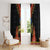 Ethiopia Culture Window Curtain Lion of Judah with The Star Seal - Dashiki Style - Wonder Print Shop