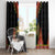 Ethiopia Culture Window Curtain Lion of Judah with The Star Seal - Dashiki Style - Wonder Print Shop