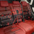 Halloween Nightmare Back Car Seat Cover Pumpkin-faced Jack O Lantern With a Scary Smile Blood Vibe - Wonder Print Shop